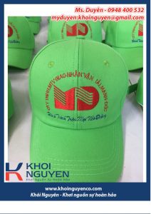 Xưởng nón lưỡi trai giá rẻ. Xưởng nón tai bèo thiết kế miễn phí. Cơ sở may nón tại Đồng Nai, Hồ Chí Minh. Đáp ứng đơn hàng nhanh, số lượng ít, giao hàng tận nơi. Ms. Duyên – 0948400532 – 0948400531